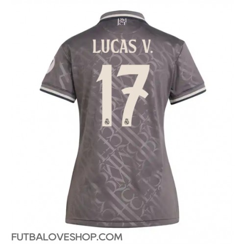 Dres Real Madrid Lucas Vazquez #17 Tretina pre Ženy 2024-25 Krátky Rukáv